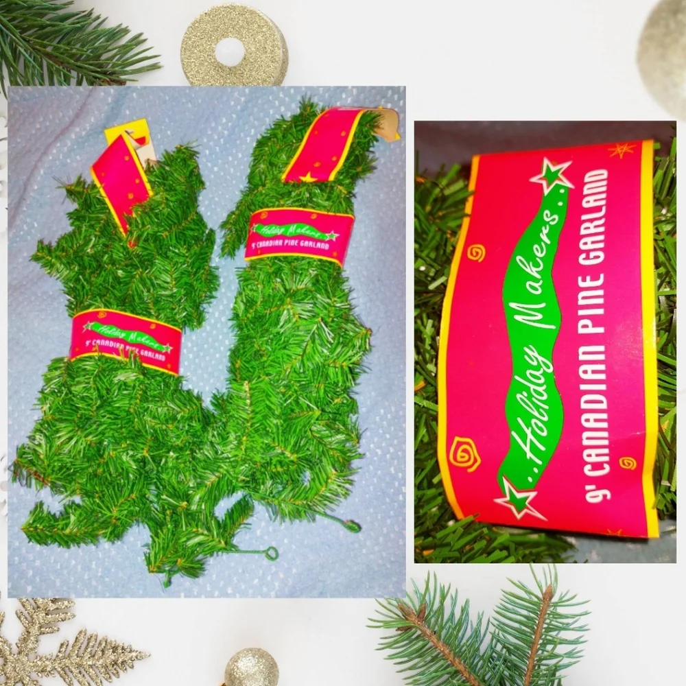 9Pc Pack Bundle of Various brands Multicolor Christmas Decor Garland